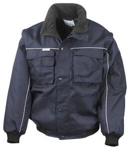 Result Work-Guard RE71A - Work-Guard zip sleeve heavy duty pilot jacket