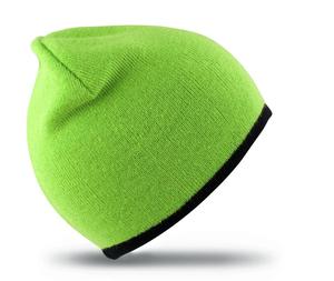 Result RC046 - Reversible fashion fit hat Lime / Black