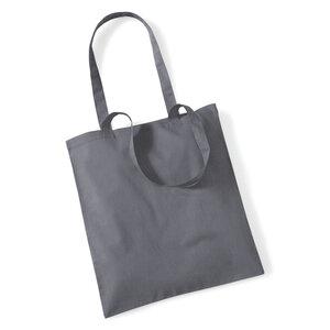 Westford Mill WM101 - Promo shoulder tote Graphite Grey