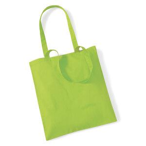 Westford Mill WM101 - Promo shoulder tote Lime Green