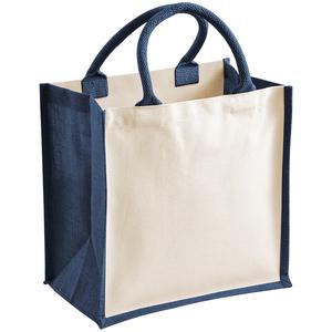 Westford Mill WM421 - Printers' midi jute bag Navy