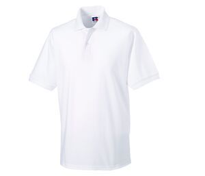 Russell JZ599 - Heardwearing Polycotton Polo White