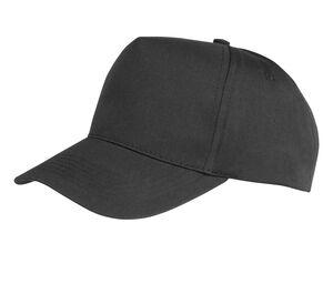 Result RC084 - Boston 5-Panel Printers Cap Black