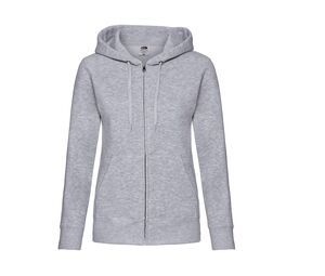 Fruit of the Loom SC375 - Premium 70/30 lady-fit hooded sweatshirt jacket