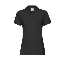 Fruit of the Loom SC386 - Polo Premium Femme Black