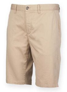 Front row FR605 - Mens Stretch Chino Shorts Stone