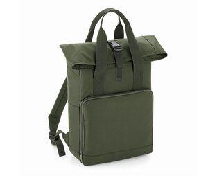 Bag Base BG118 - TWIN HANDLE ROLL-TOP BACKPACK Olive Green