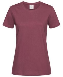 Stedman STE2600 - T-shirt Crewneck Classic-T SS for women Stedman Burgundy Red