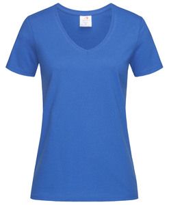 Stedman STE2700 - T-shirt V-Neck Classic-T SS for women Stedman Bright Royal