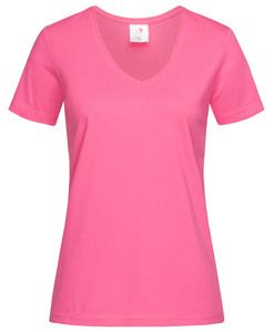Stedman STE2700 - T-shirt V-Neck Classic-T SS for women Stedman Sweet Pink