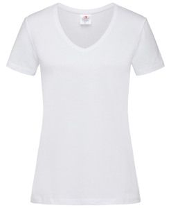 Stedman STE2700 - T-shirt V-Neck Classic-T SS for women Stedman White