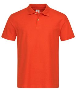 Stedman STE3000 -  Polo SS for men Stedman Brilliant Orange