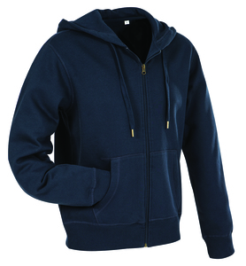 Stedman STE5610 - Sweater Hooded Zip Active for him Blue Midnight