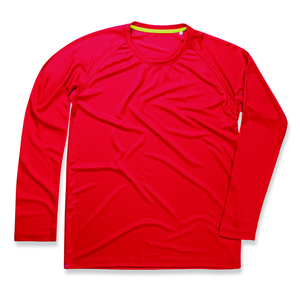 Stedman STE8420 - Long sleeve for men Stedman - ACTIVE 140 Crimson Red