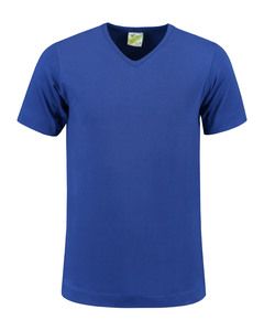 Lemon & Soda LEM1264 - T-shirt V-neck cot/elast SS for him Royal Blue