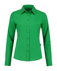 Lemon & Soda LEM3985 - Shirt Poplin LS for her Kelly Green