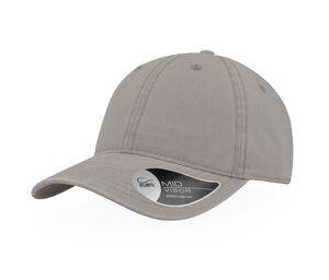 ATLANTIS AT181 - Casquette baseball 6 panneaux Grey