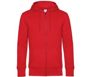 B&C BCU03K - Sweat Capuche zippé KING Red