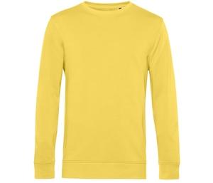 B&C BCU31B - Organic Round Neck Sweatshirt Yellow Fizz
