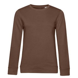 B&C BCW32B - Women's Organic Round Neck Sweatshirt Mocha