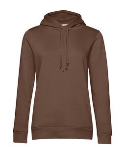 B&C BCW34B - Women's Organic Hoody Mocha