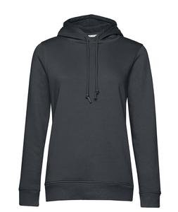 B&C BCW34B - Women's Organic Hoody Asphalt