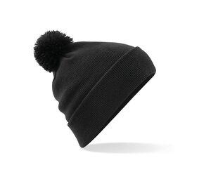 Beechfield BF426 - Pompon beanie Black