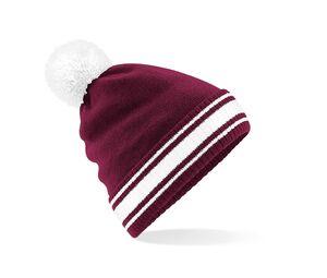 Beechfield BF472 - Beanie Burgundy / White