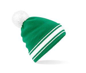 Beechfield BF472 - Beanie Kelly Green / White