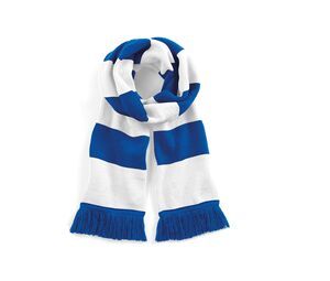 Beechfield BF479 - Varsity scarf Bright Royal / White