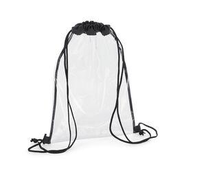Bag Base BG007 - Transparent gym bag Clear/ Black