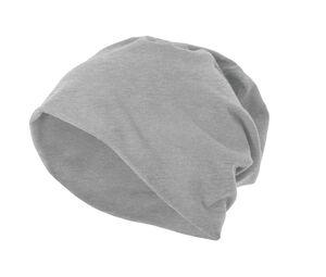 Build Your Brand BY002 - Bonnet Jersey Heather Grey
