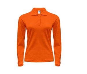 JHK JK216 - Long-sleeved 200 woman polo Orange