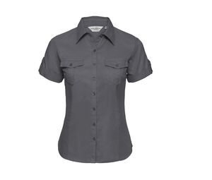 Russell Collection JZ19F - Ladies` Roll Sleeve Shirt