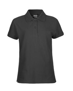 Neutral O22980 - Women's quilted polo shirt  Black