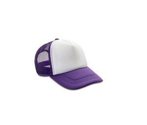 RESULT RC089 - Casquette Américaine Purple / White