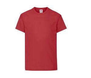 Fruit of the Loom SC1019 - Children's short-sleeves T-shirt Red