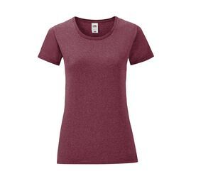 Fruit of the Loom SC151 - Iconic T Woman Burgundy