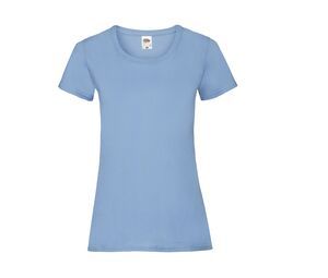 Fruit of the Loom SC600 - Lady-fit valueweight tee Sky Blue