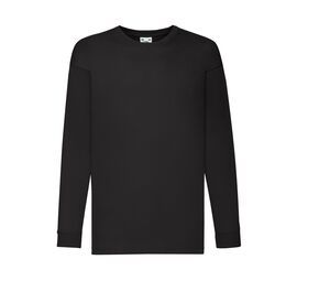 FRUIT OF THE LOOM SC6107 - Tee-shirt manche longue enfant Black