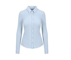 AWDIS SO DENIM SD047 - Shirt micro pique wife Anna Pool Blue