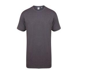 SF Men SF258 - Men's long T-shirt Heather Charcoal