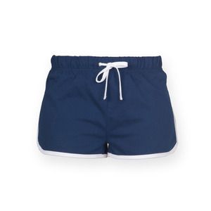 SF Women SK069 - Women's retro shorts Navy / White