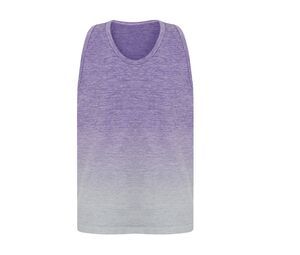 Tombo TL322 - Tank top for kids Purple / Light Grey Marl