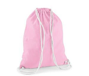 Westford Mill WM110 - Cotton gymsac Classic Pink/ White