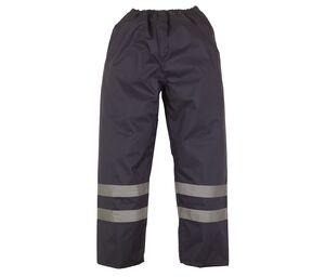 Yoko YK461 - High visibility two-tone overpants Navy