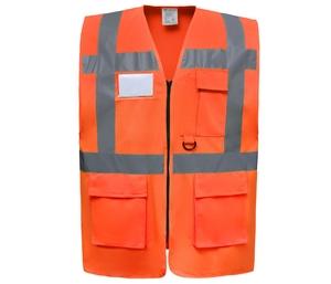 Yoko YK801 - High security multi-function vest Hi Vis Orange