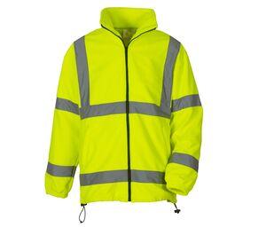 Yoko YKK08 - Thick high-visibility fleece jacket Hi Vis Yellow