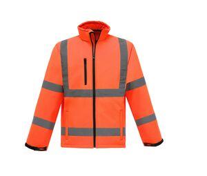 Yoko YKK09 - High Visibility Softshell Jacket Hi Vis Orange