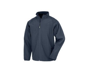 RESULT RS901M - MENS RECYCLED 2-LAYER PRINTABLE SOFTSHELL JACKET Navy